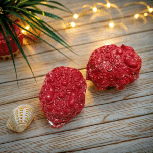 帝王砂クロスネックレス、朱の古伝霊力を借り、風水で守り、平安順調を祈り、福を招き邪気を払う