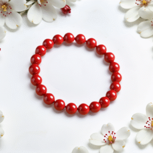 帝王砂の単周ブレスレット、風水で身を守る逸品！朱の霊韻を凝縮し、厄を払い運を開き、手首に吉祥の福沢を巡らせます