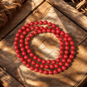 帝王砂の多周 3 周ブレスレット、風水で運を開く聖物！朱の霊韻を集め、厄を払い福を招き、手首に吉祥と順調が漂います