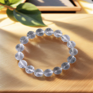精選白水晶の般若波羅蜜多心経ブレスレット、風水で運を転換する聖品！水晶の霊エネルギーを集め、心経の福沢を借りて、あなたの福と智慧を共に高めます
