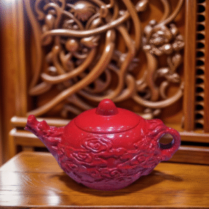 帝王砂茶壺の風水置物、朱の霊韻を借り、気を集め福を招き、壺で運を乗せ、家宅の財運を守ります