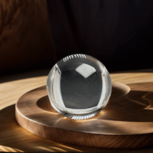 極上天然白水晶ボール置物、風水による家を鎮守する瑞祥！天地の霊気を凝縮し、厄を払い霊を化し、家柄の気場を和やかにし、福運を延ばします