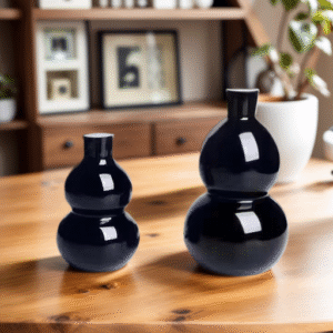 純黒の黒曜石のひょうたん置物、風水の至宝で、家を鎮守し厄を解き、福と財を招き、住居に瑞祥の雰囲気を添えます